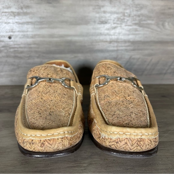 Donald Pliner Natural Tan Made In Italy Loafers Slip On Dress Shoes Mens 9M‎ main image 12